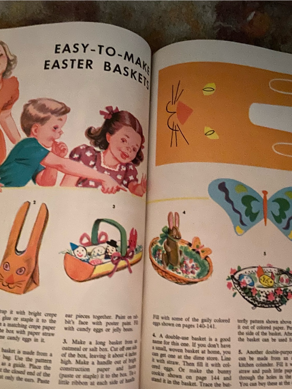 Vintage 50s 1950s 60s 1960s Children’s craft book crafts art arts activity retro - Picture 8 of 9
